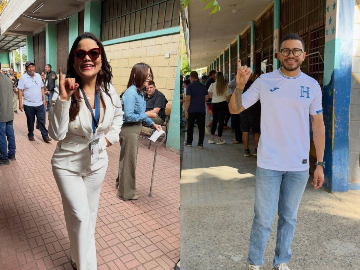 Hijos de Morazán, pastor German Ponce e influencers ejercen su voto
