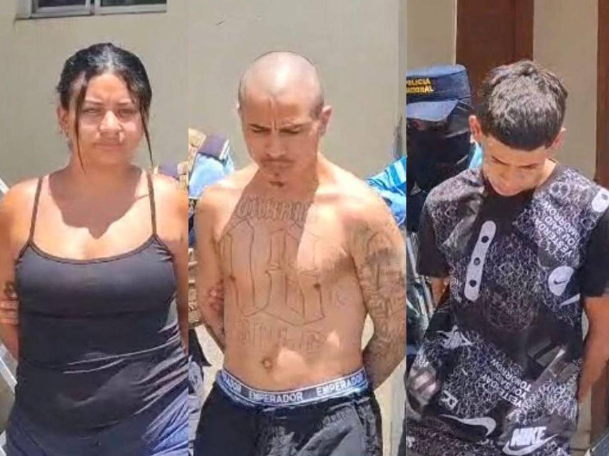 Caen “El Catrín”, “La Chady” y “El Flaco”, supuestos miembros de la 18 que operaban en Amarateca