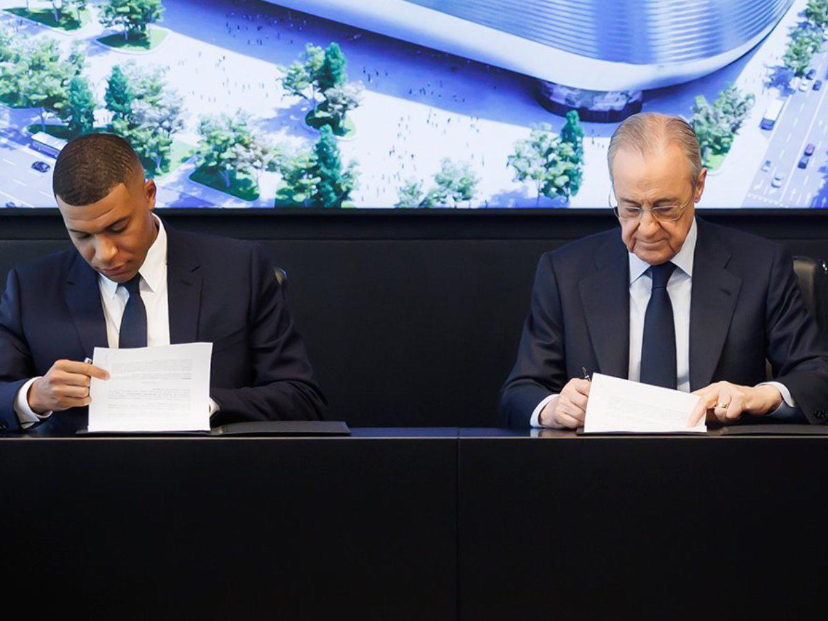 Mbappé firmó contrato con Real Madrid y recibió un peculiar regalo