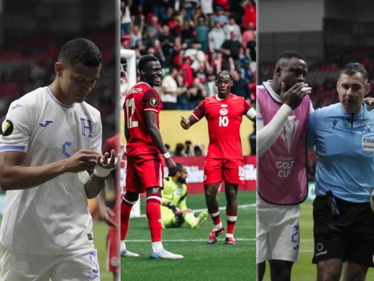 Honduras sufre humillante goleada: tristeza, euforia de Canadá y fea acción de Menjívar