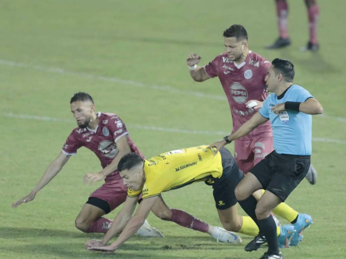 Bronca del Real España vs Motagua, agresión, estreno de goleadores y bellas chicas