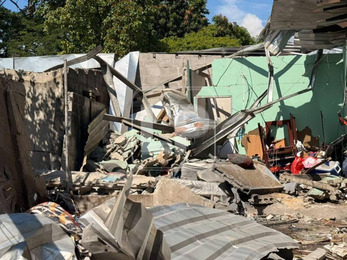 Esto se sabe de la explosión en Chamelecón que dejó un muerto y dos heridos