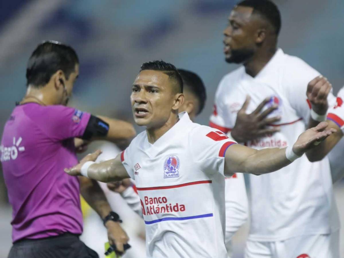 Euforia de Olimpia, Real España sufre y discusión de Jeaustin Campos y Espinel