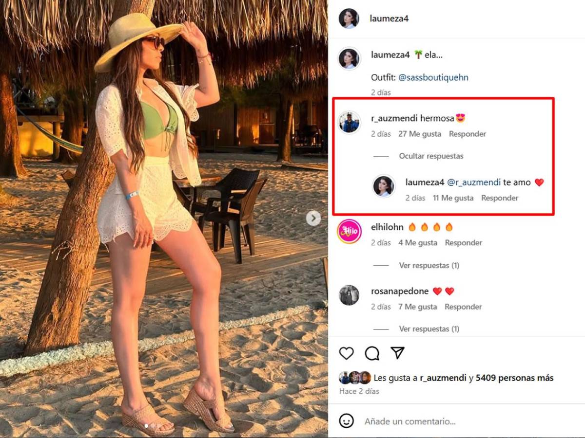 Novia de futbolista extranjero de Liga Nacional cautiva con fotos en la playa