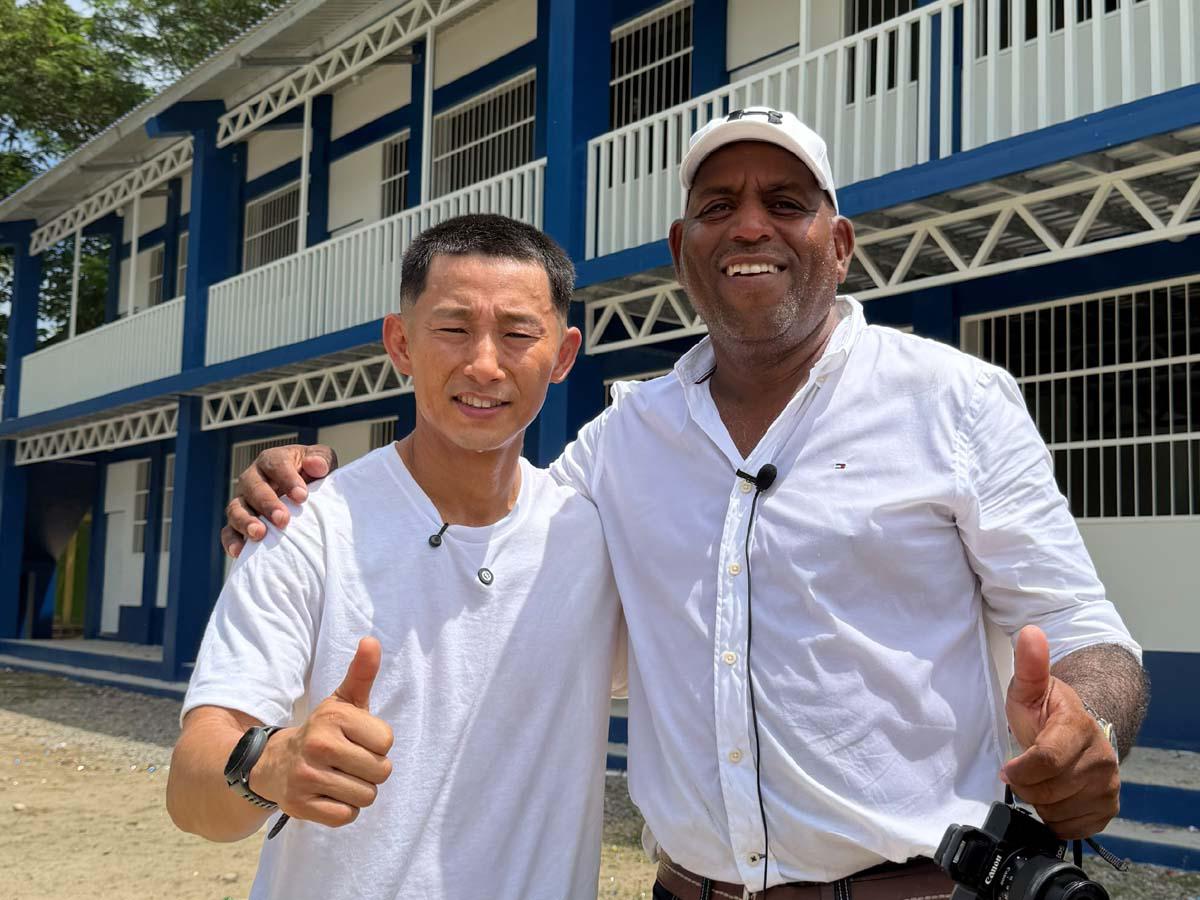 Shin Fujiyama inaugura edificio educativo en Ilanga, Colón, con apoyo de Nayib Bukele