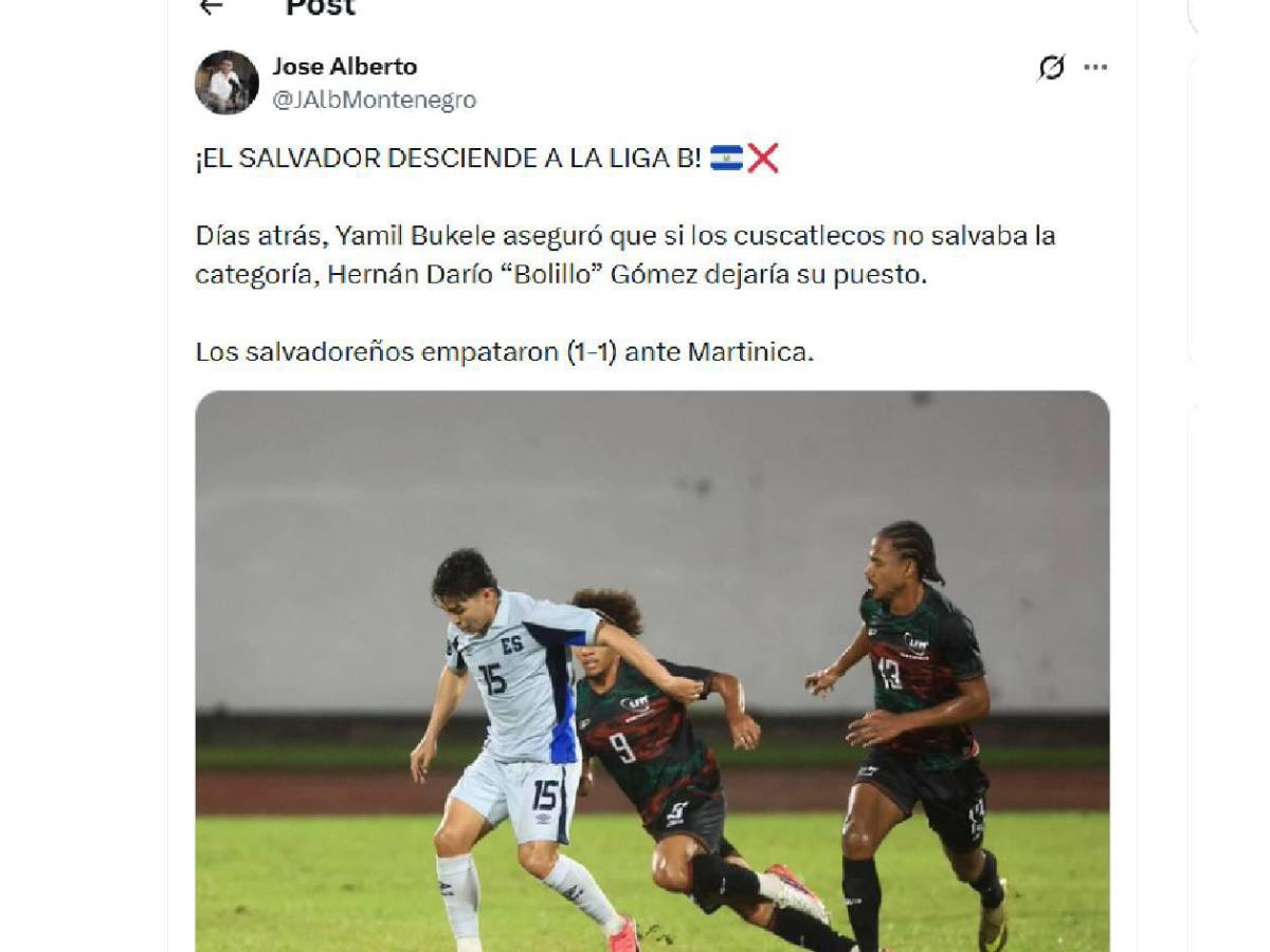 El Salvador estalla tras el descenso: señalan a Bukele y al culpable