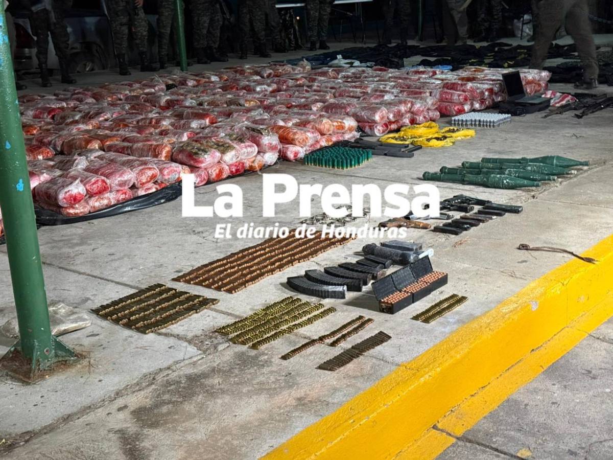 Armas y drogas decomisadas a la MS fueron enviadas por sanguinario cartel mexicano