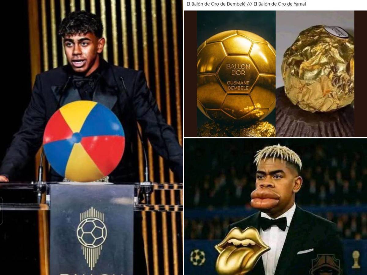 Lamine Yamal recibe los peores memes tras perder el Balón de Oro