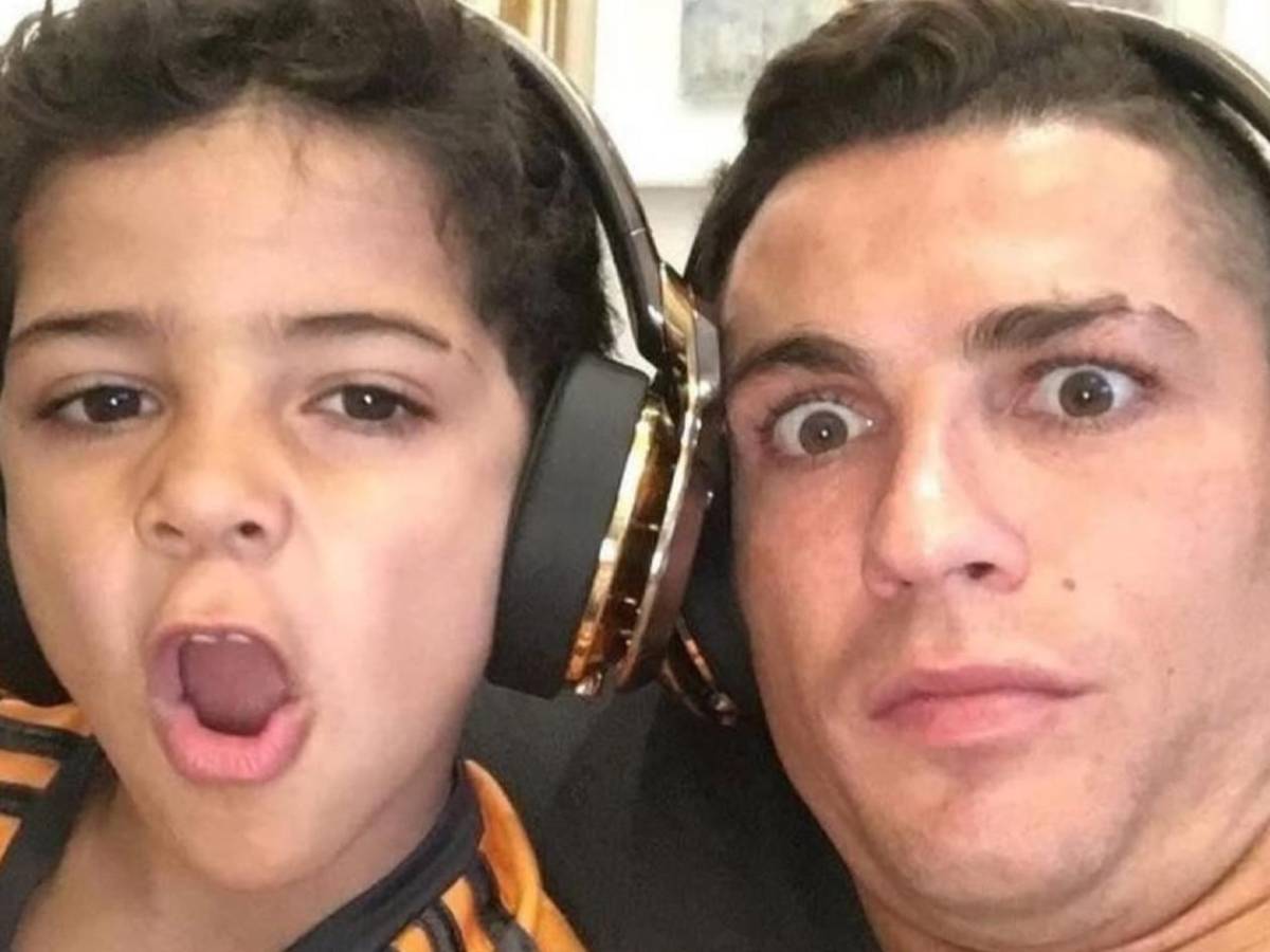 Destapan la verdad tras viralizarse fotos del hijo de Cristiano Ronaldo con misteriosa chica