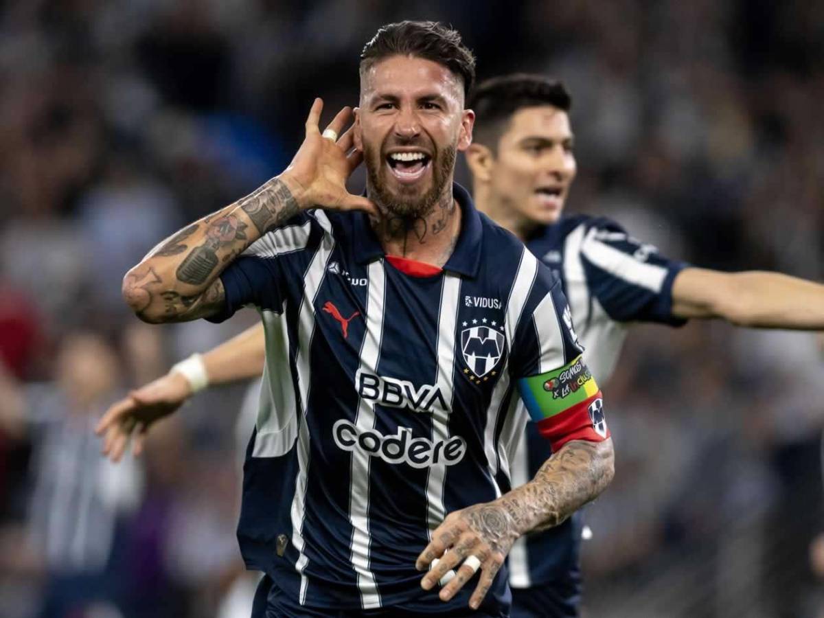 Sergio Ramos se luce: primer gol con Monterrey y su curioso festejo