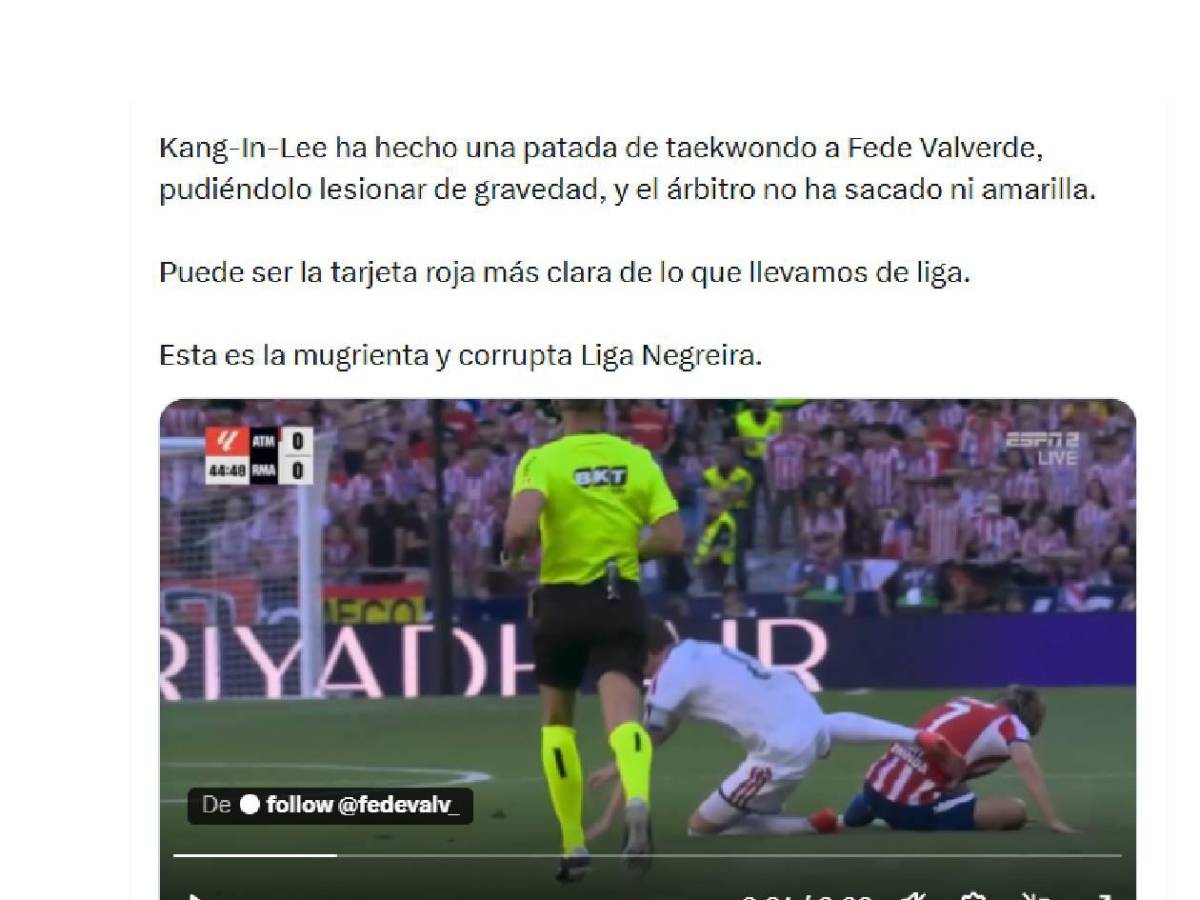 Explotan en Real Madrid, culpan al árbitro y dan golpe a Vinicius:Es una vergüenza