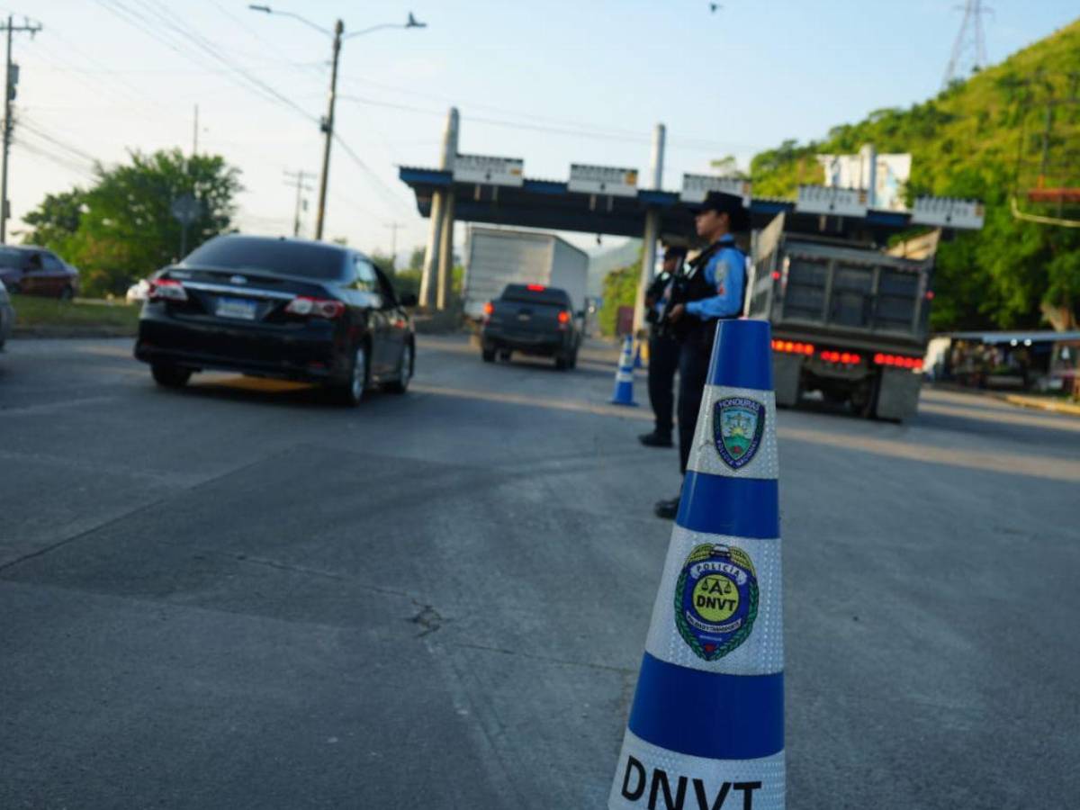 Zonas de control policial en San Pedro Sula durante el Feriado Morazánico