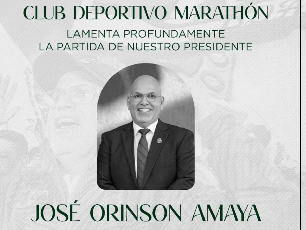 La última decisión que tomó Orinson Amaya para Marathón antes de fallecer