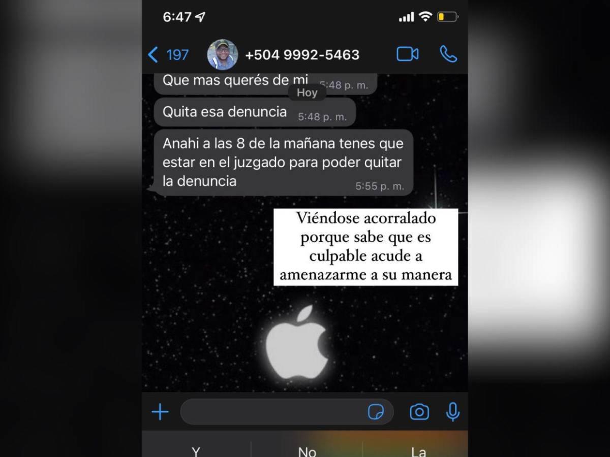 Quitá la denuncia, por favor: chats de Anahí con su presunto abusador en Colón