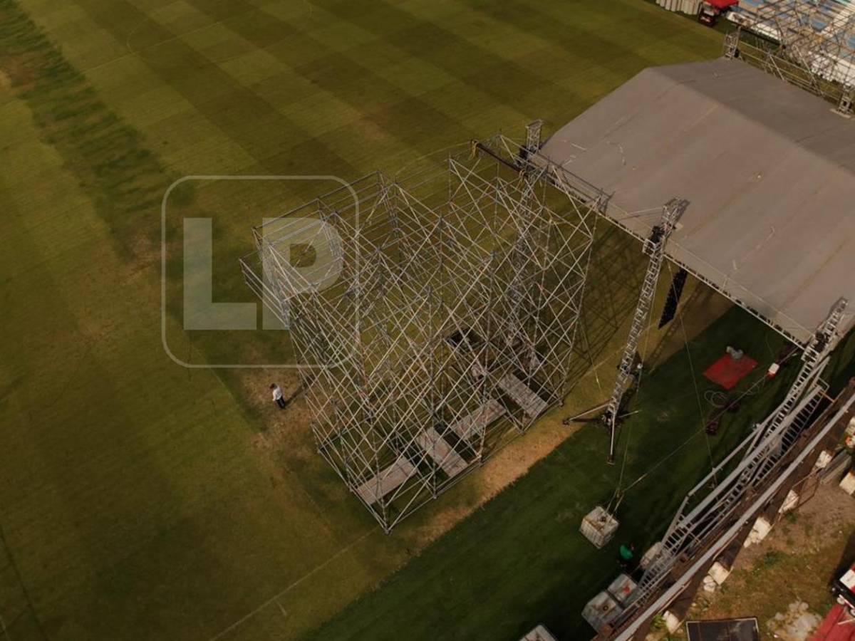 Increíble: Así quedó la cancha del Estadio Morazán tras concierto en SPS