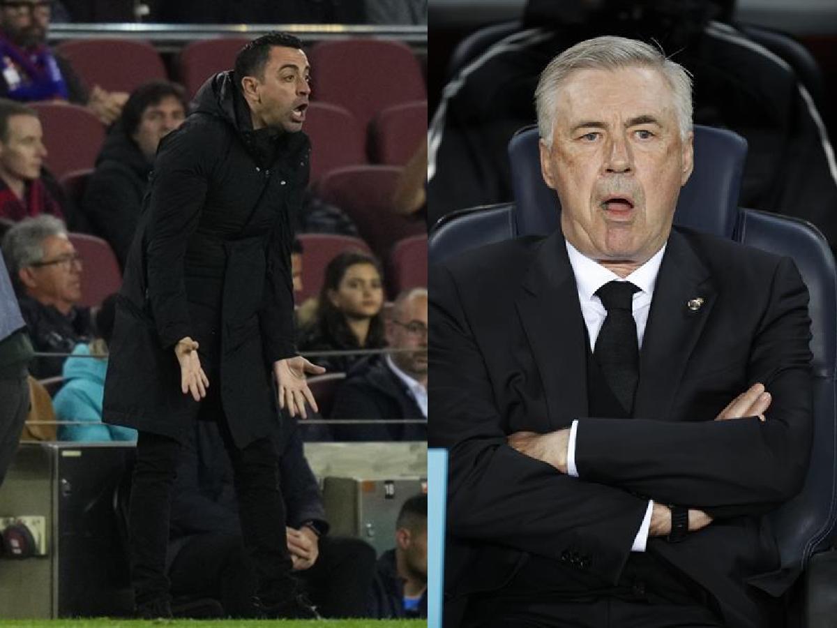 Xavi le responde a Ancelotti sobre el polémico gol anulado al Madrid