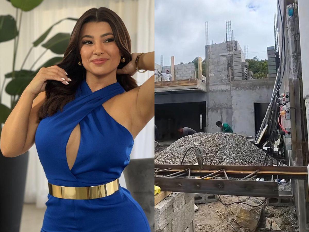 Milagro Flores presume la construcción de su segunda casa