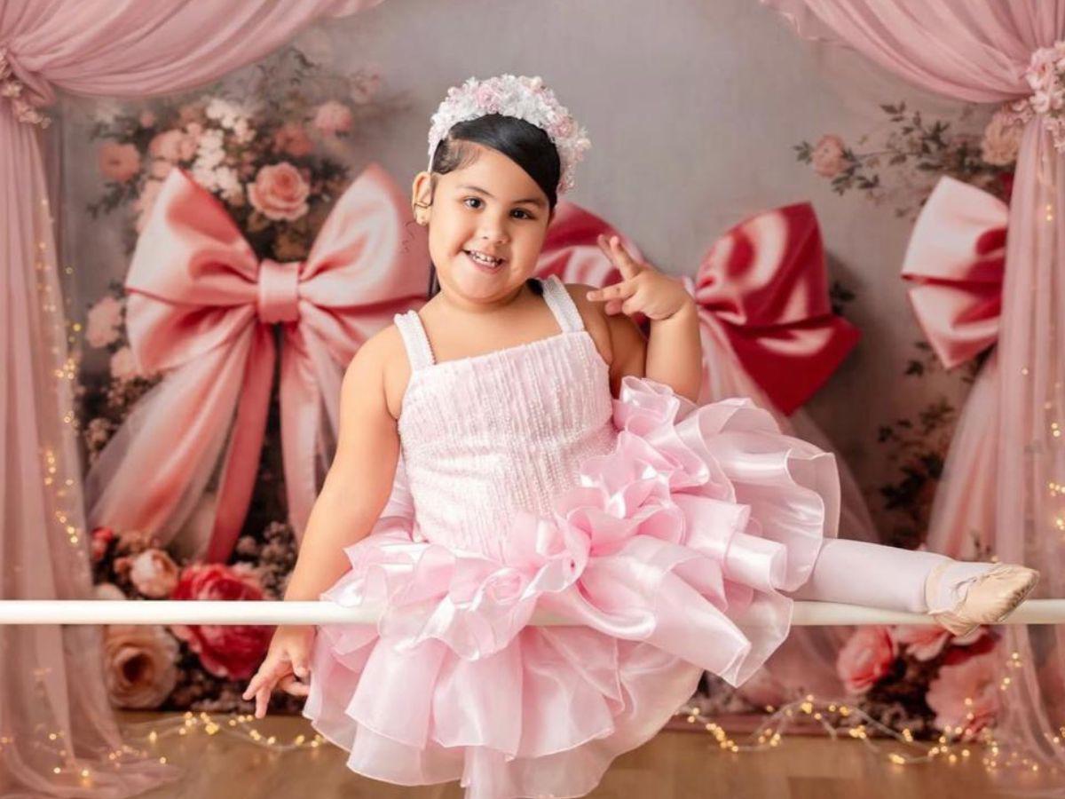 Hija de Yailin y Anuel derrite las redes con tiernas fotos por sus tres años