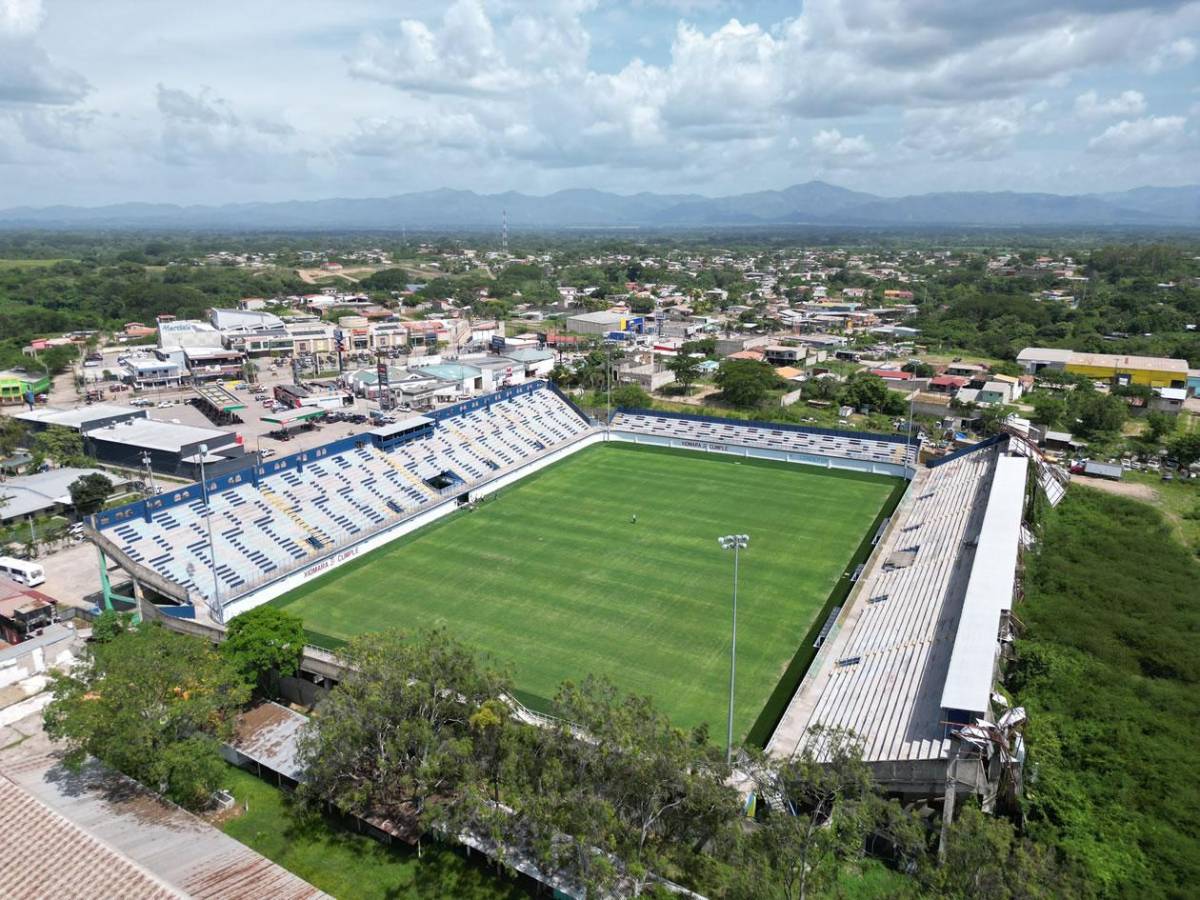 Así avanza la remodelación del estadio Juan Ramón Brevé de Juticalpa: cuántos milllones costó