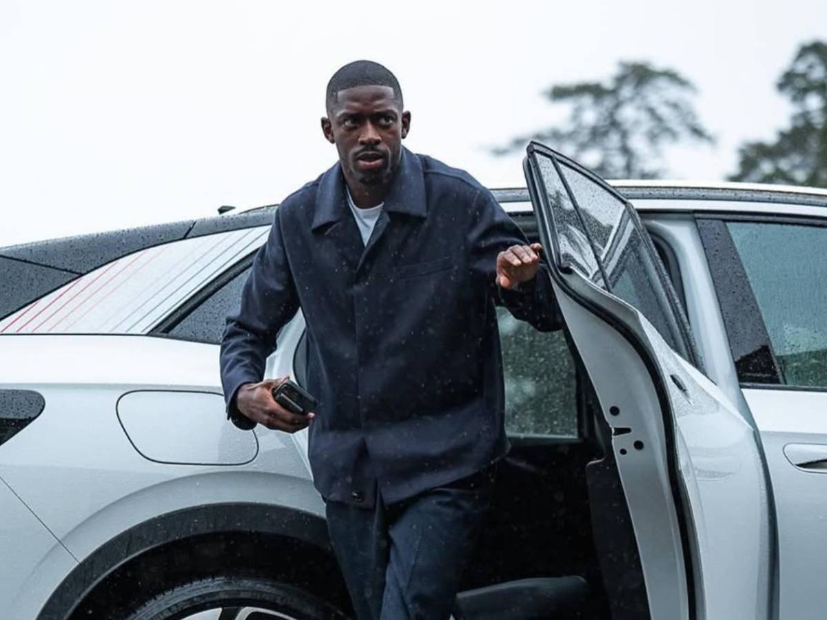 Dembélé tiene una rara esposa: No va al estadio, se tapa el rostro y no desea fotos