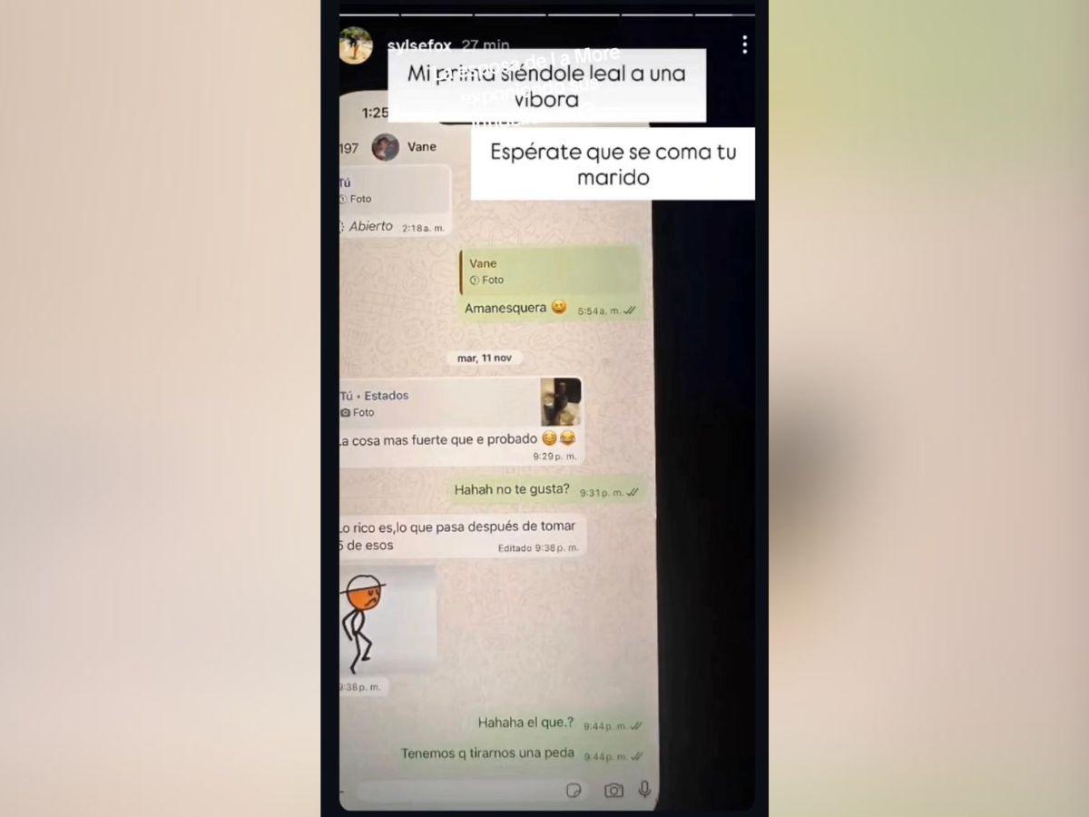 ¿Infidelidad? Esposa de La More exhibe chats; Alejandra Rubio sale salpicada