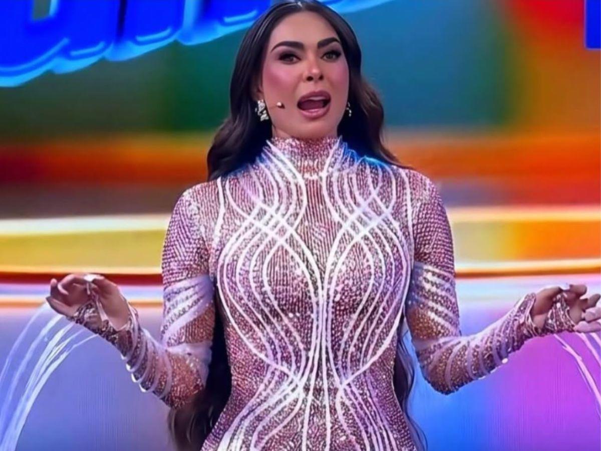 Galilea Montijo impacta con vestido con microcristales y luz led en La Casa de los Famosos México