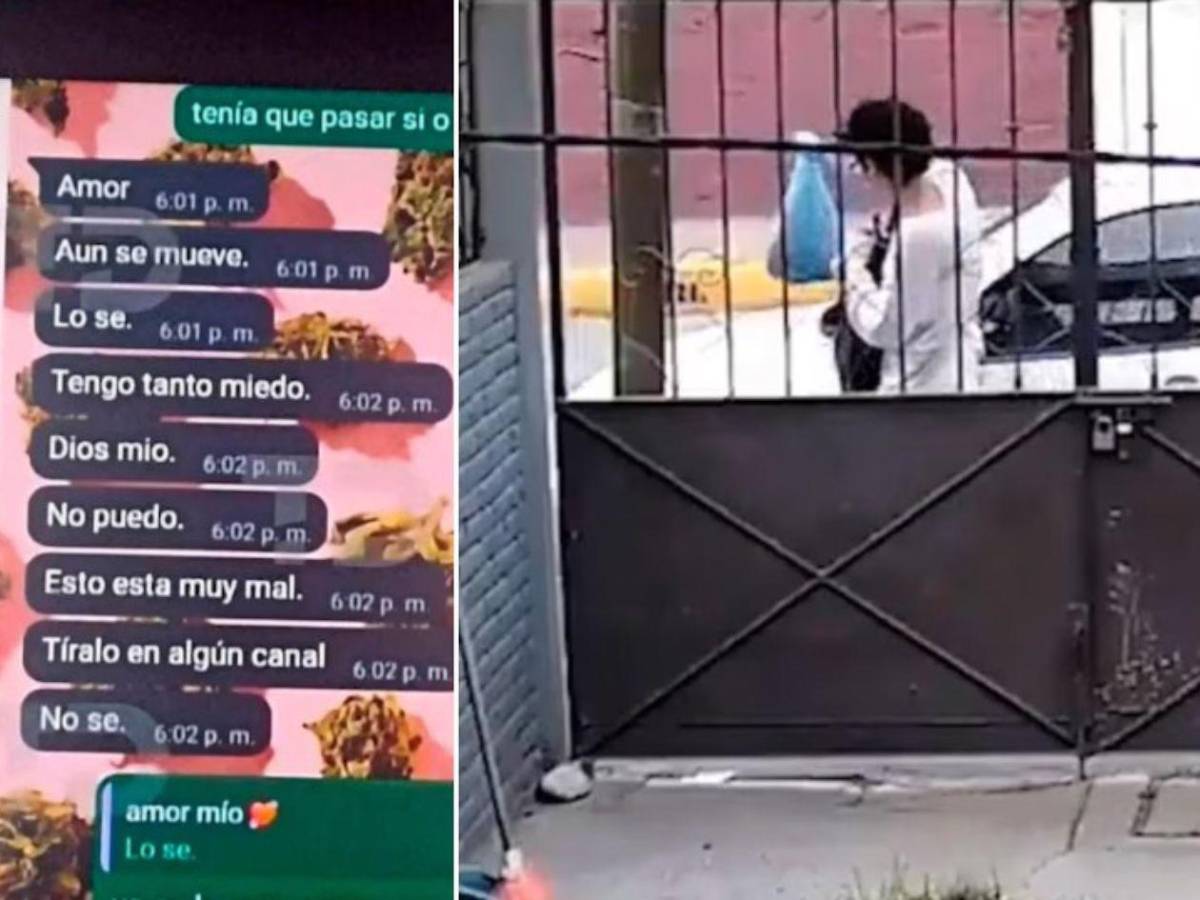 ‘Tíralo en algún canal’: escalofriantes mensajes revelan cómo pareja planeó abandonar a su bebé