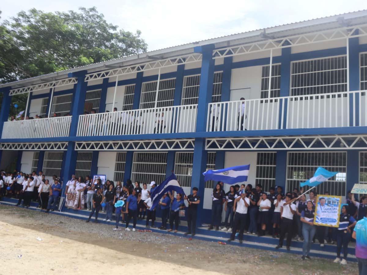 Shin Fujiyama inaugura edificio educativo en Ilanga, Colón, con apoyo de Nayib Bukele