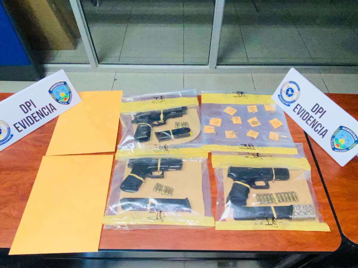 Al ver la patrulla, intentaron huir: así fue la captura de cinco supuestos pandilleros de la 18 en La Ceiba