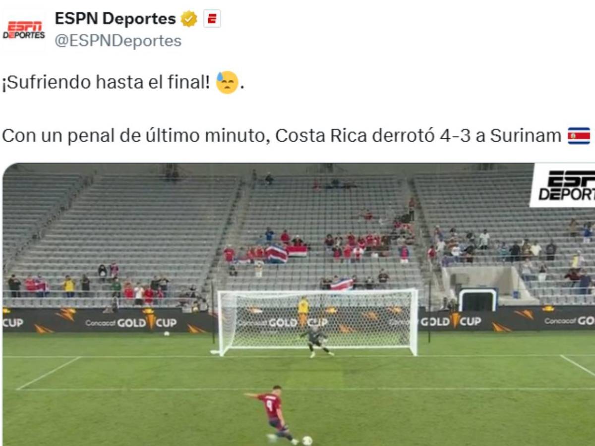 Copa Oro: ¿Robo?, debut de Costa Rica provoca revuelo y señalan a Keylor Navas