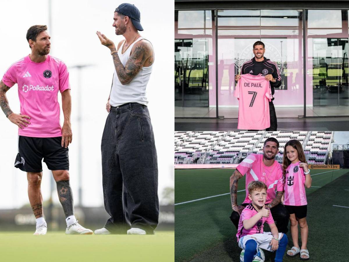 De Paul llegó a Miami: el motivo de su fichaje por el Inter y su dorsal