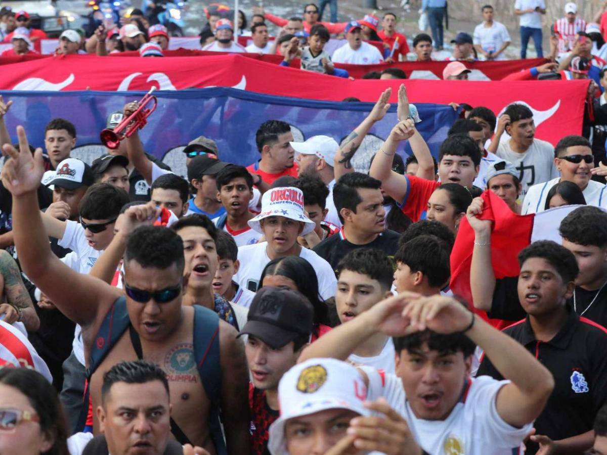 Olimpia genera ambientazo en el Chelato Uclés previo a partido contra Real Estelí