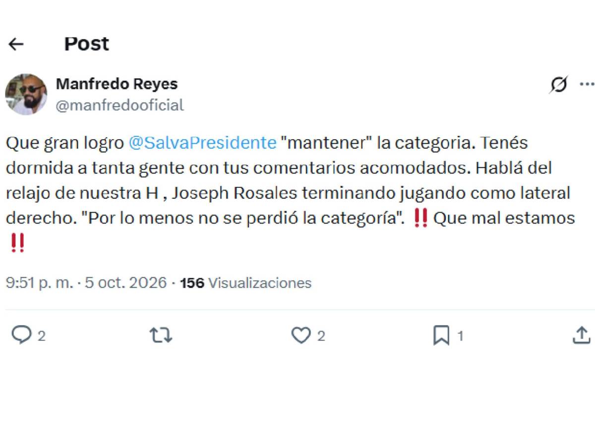 Señalan al culpable y decepción por Honduras: “Aprovecharon regalo del árbitro”