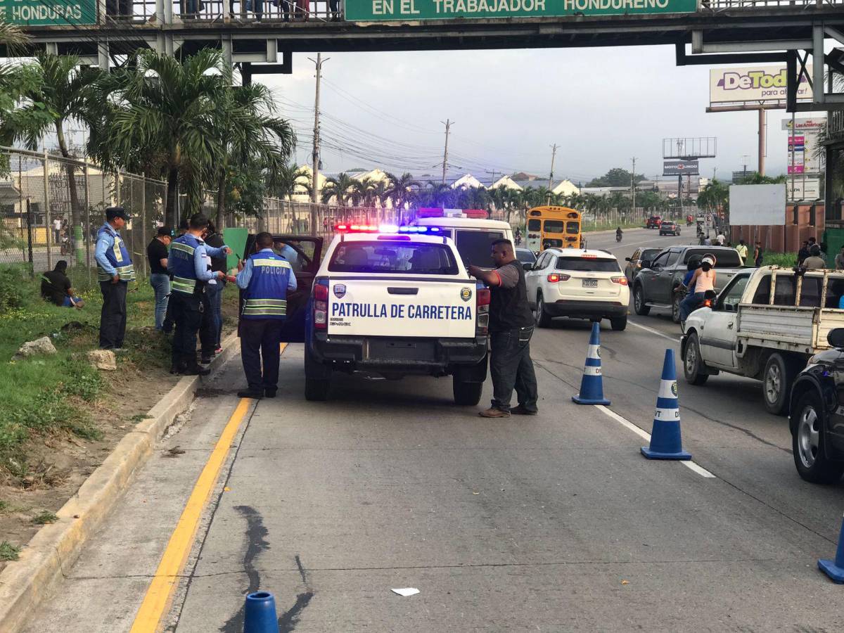 Accidente en moto deja a una mujer muerta en Choloma