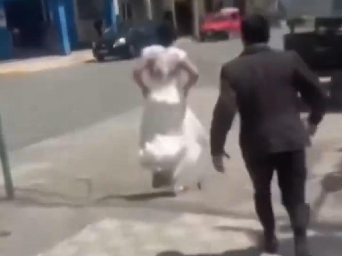No te amo: Novia se arrepiente y huye en plena ceremonia de bodas