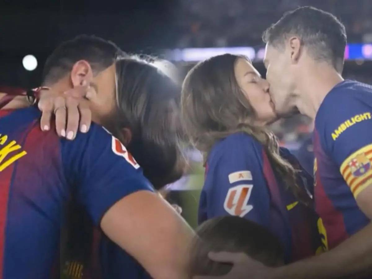 Lewandowski, adiós llorando al Camp Nou, emotiva imagen de su mujer y el MVP del Barcelona