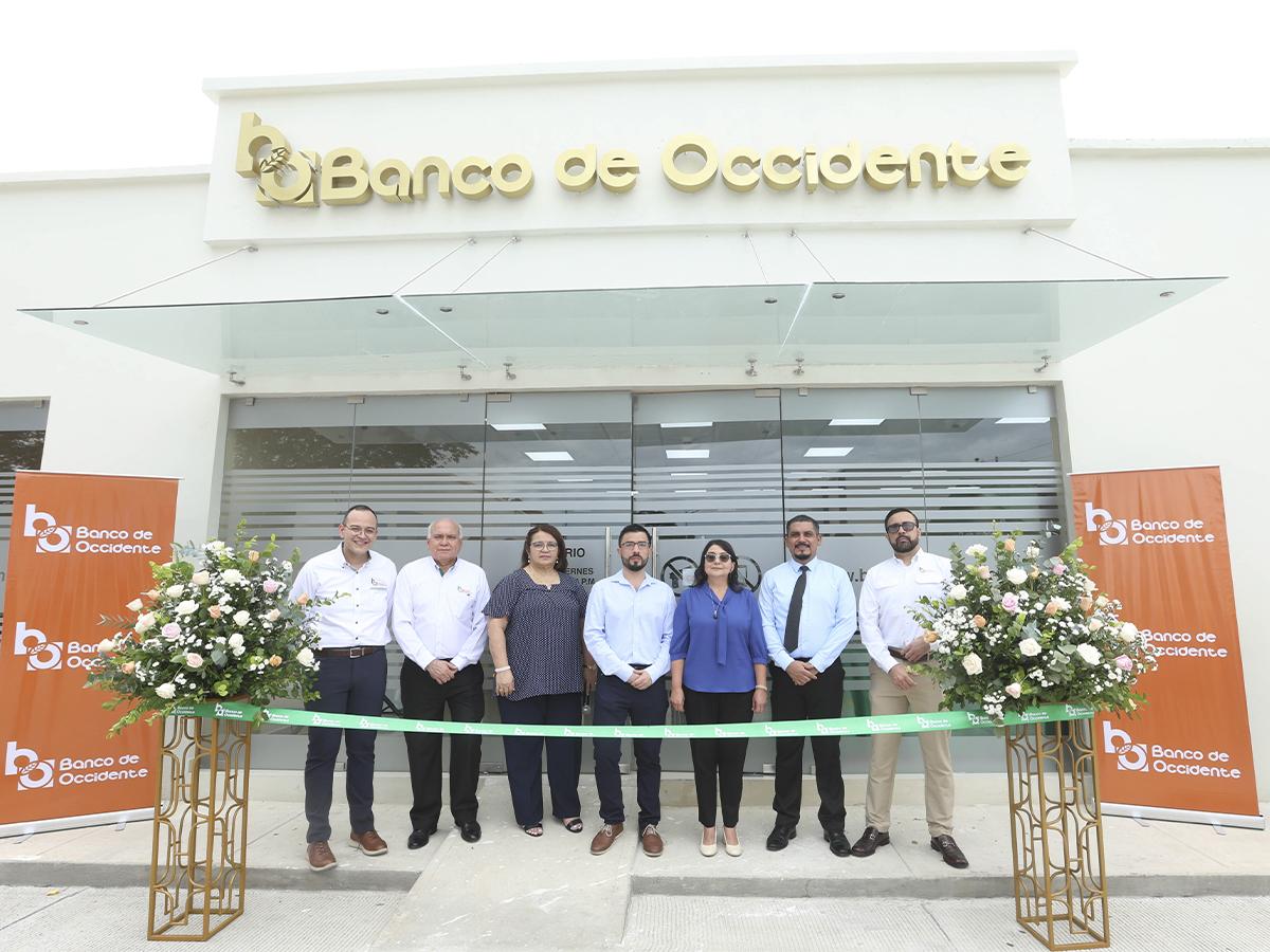 Banco de Occidente celebra la apertura de su cuarta agencia en El Progreso, Yoro