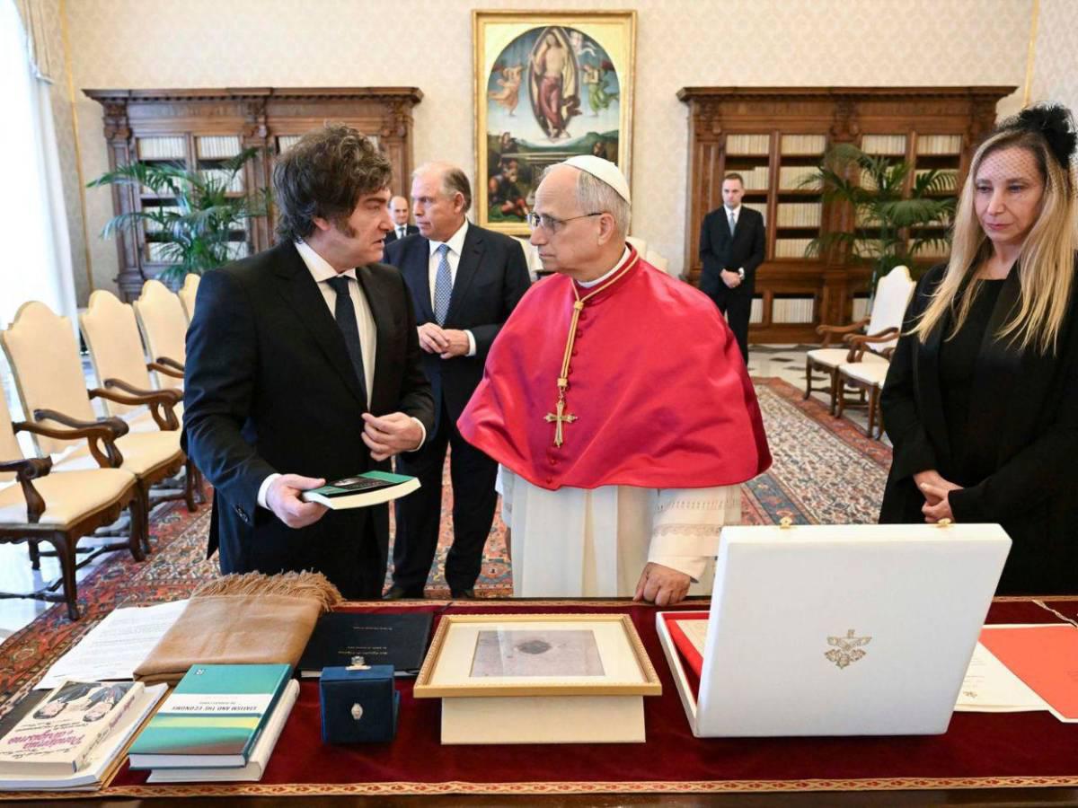 León XIV y Javier Milei tienen su primer encuentro oficial en El Vaticano