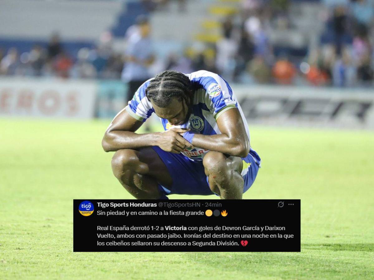 Prensa reacciona: esto dicen tras nuevo descenso del CD Victoria en Honduras