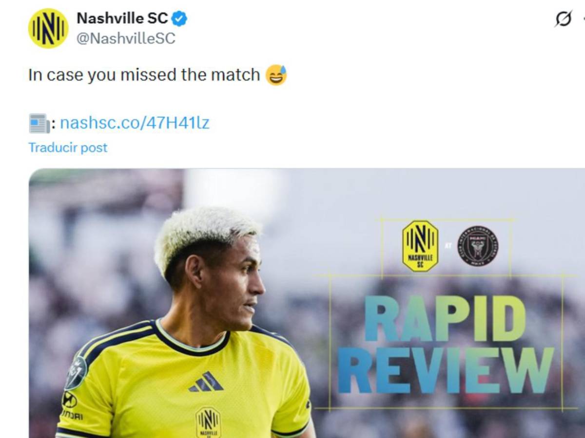 Messi se va de Concacaf, Nashville se burla del argentino y Honduras celebra