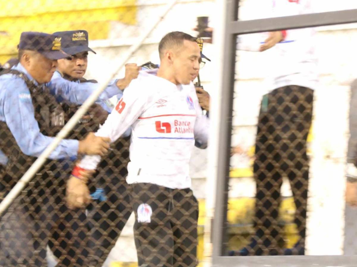 Olimpia celebra, polémica que nadie vio, personaje detenido, tristeza del Motagua