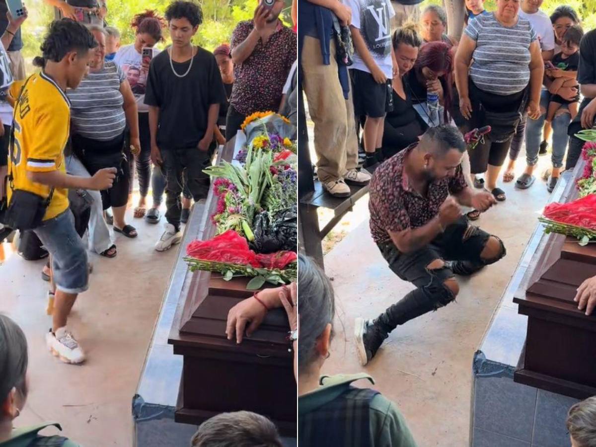 Con bailes al ritmo del tra, tra despiden a joven asesinado en Tegucigalpa