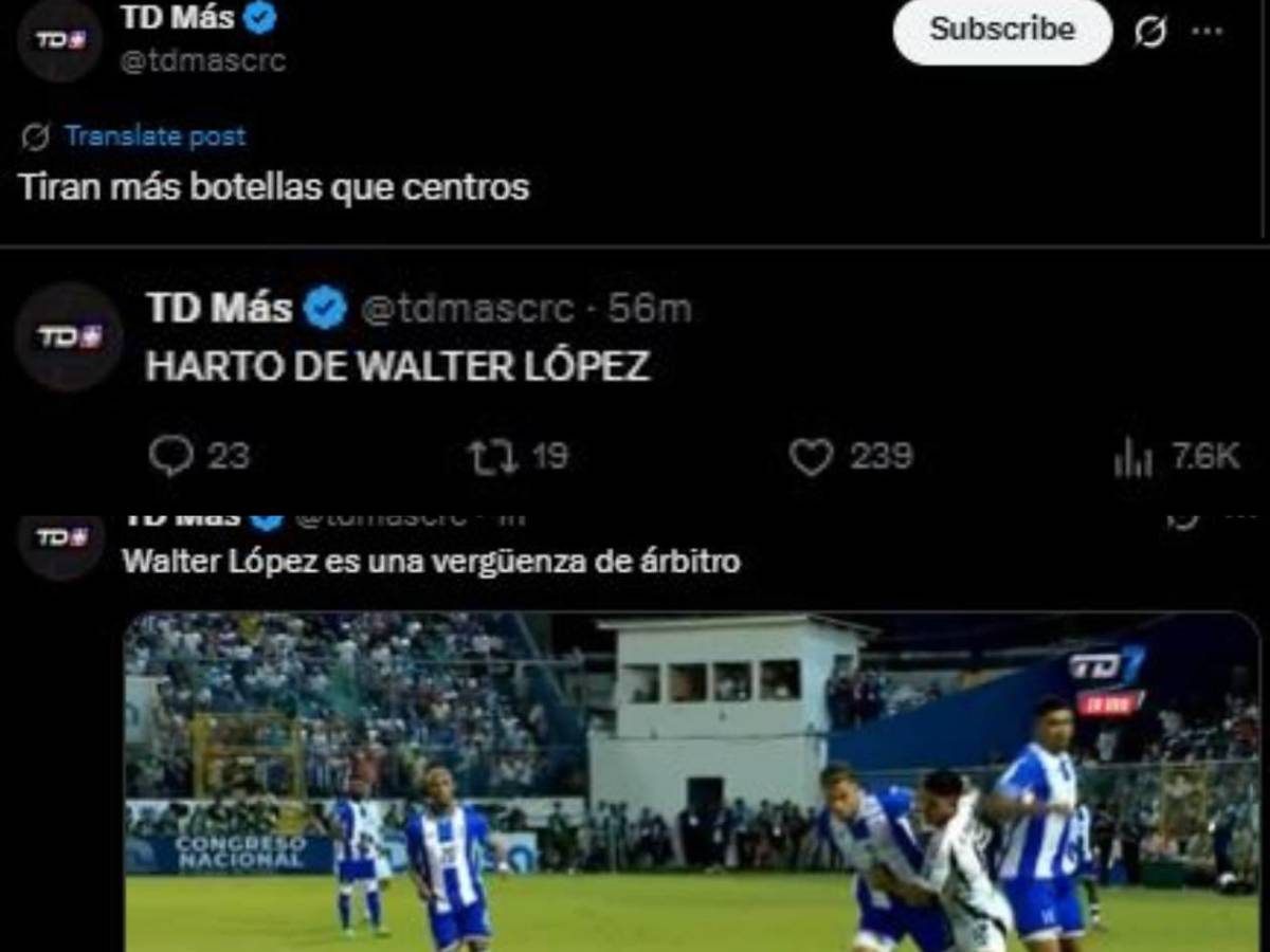 Chepe Bomba reacciona y ticos lanzan queja tras el Honduras vs Costa Rica