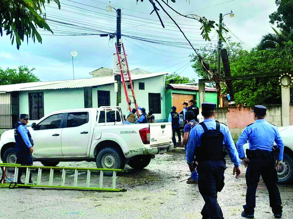 Desmantelan sistema de vigilancia de bandas criminales en Choloma