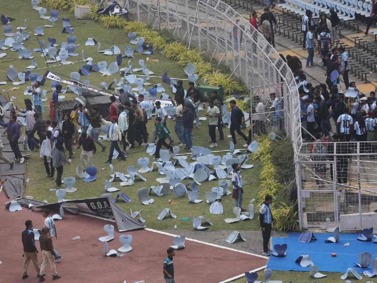 Messi provoca caos: destrozos, detenido y lo que lo pasó con el argentino