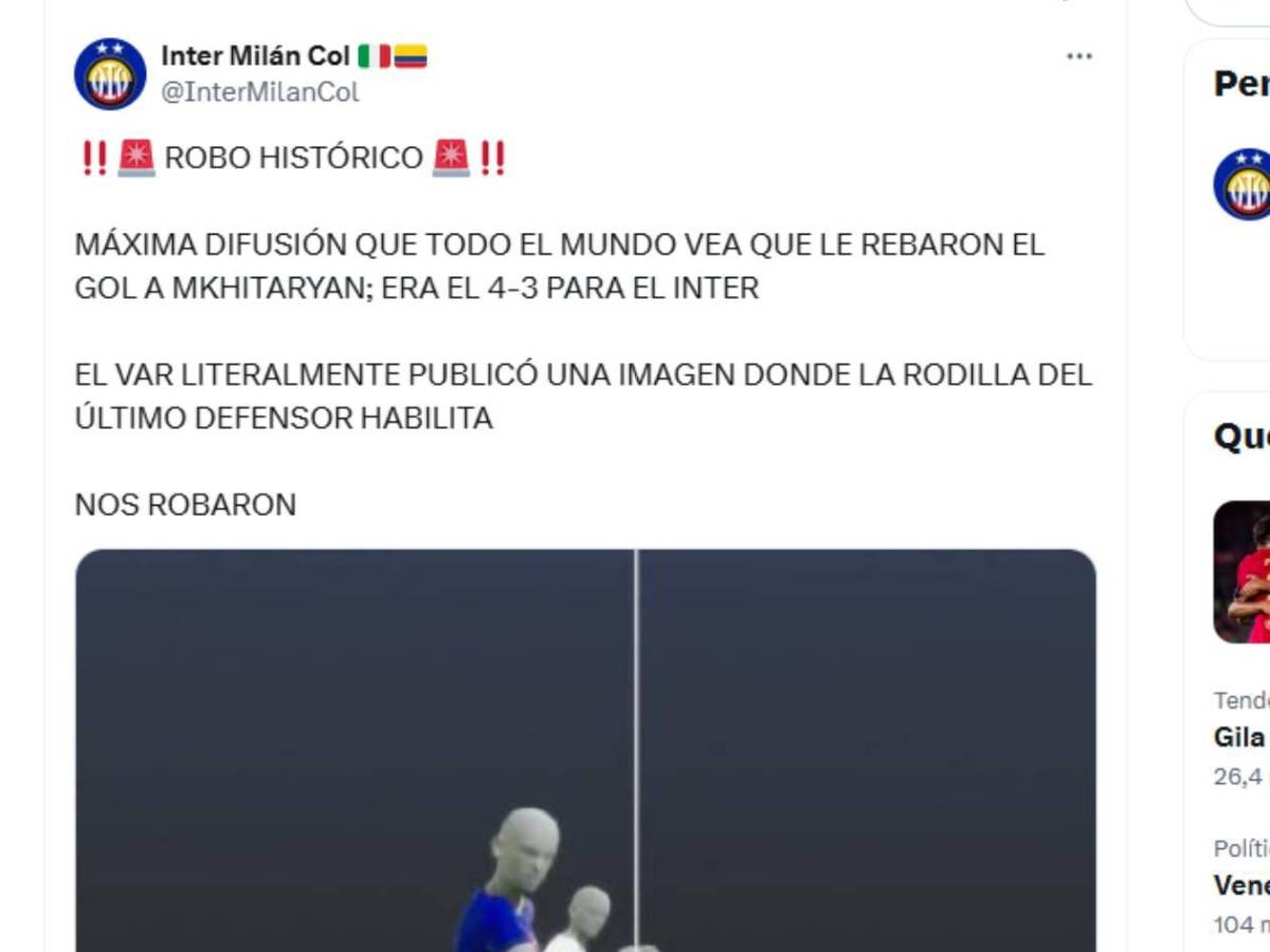 Robo histórico: Revuelo tras el Barcelona vs Inter; Haaland sorprende