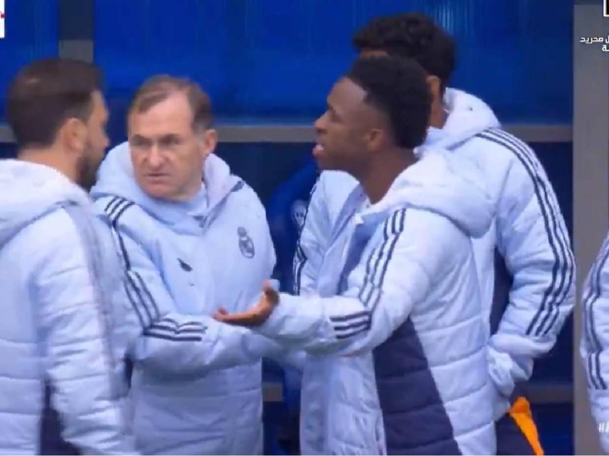 La terrible entrada de Mbappé a rival, gritos a Asencio y queja de Vinicius