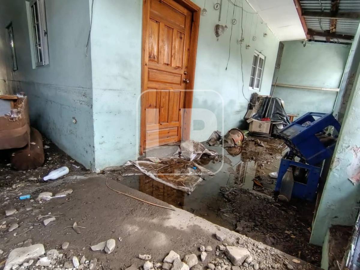 Tormenta inundó más de 150 viviendas en el barrio Cabañas de San Pedro Sula