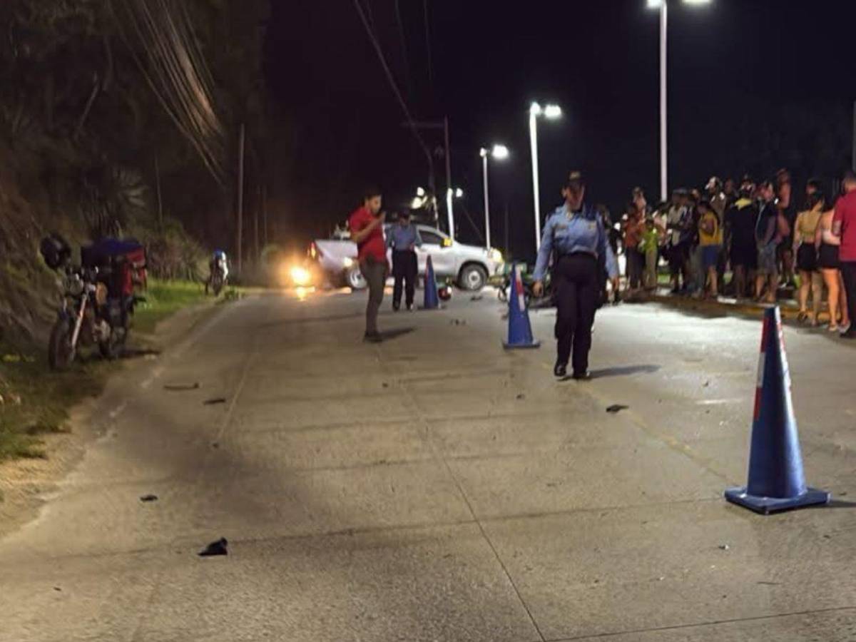 Rostros de los jóvenes que murieron en choque de motos en Roatán