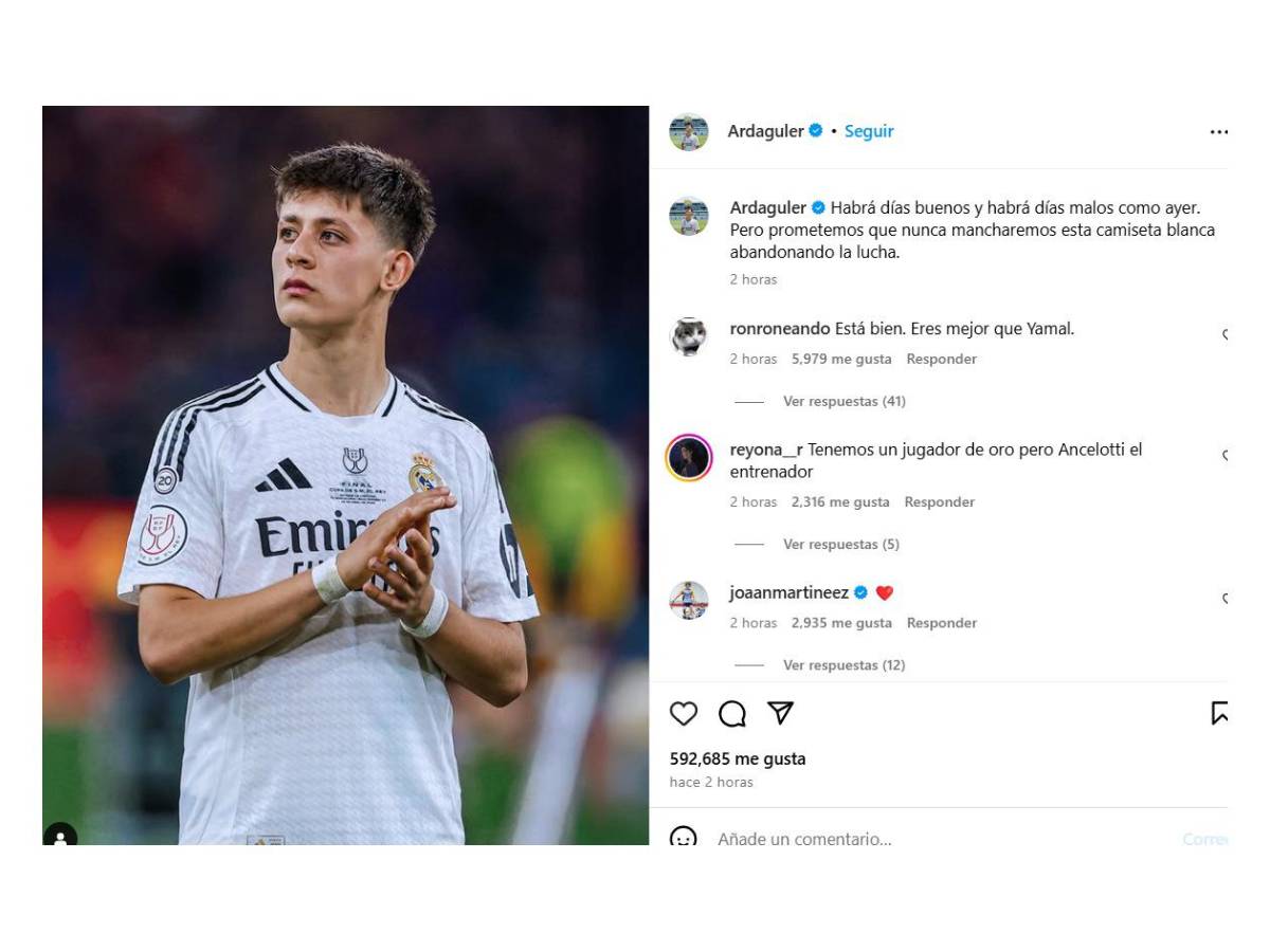 Futbolistas del Real Madrid se desahogan en redes tras perder la Copa del Rey